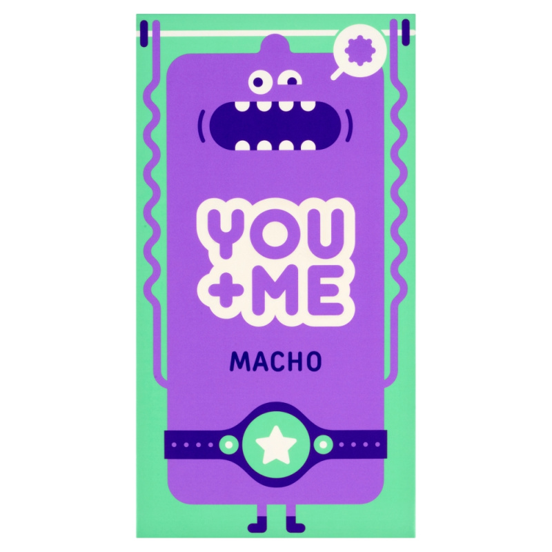 You Me Macho kondomy se stimulujícími vroubky