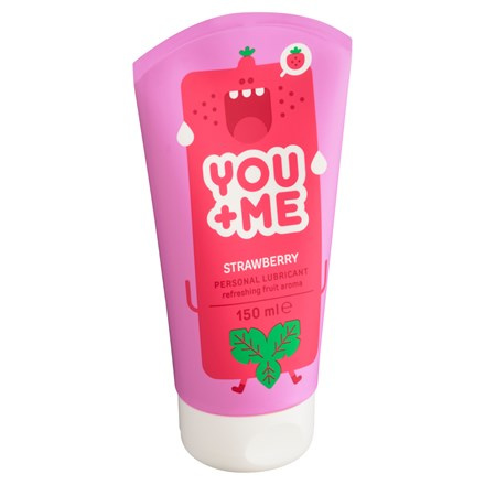 You Me Strawberry lubrikant s jahodovým aroma