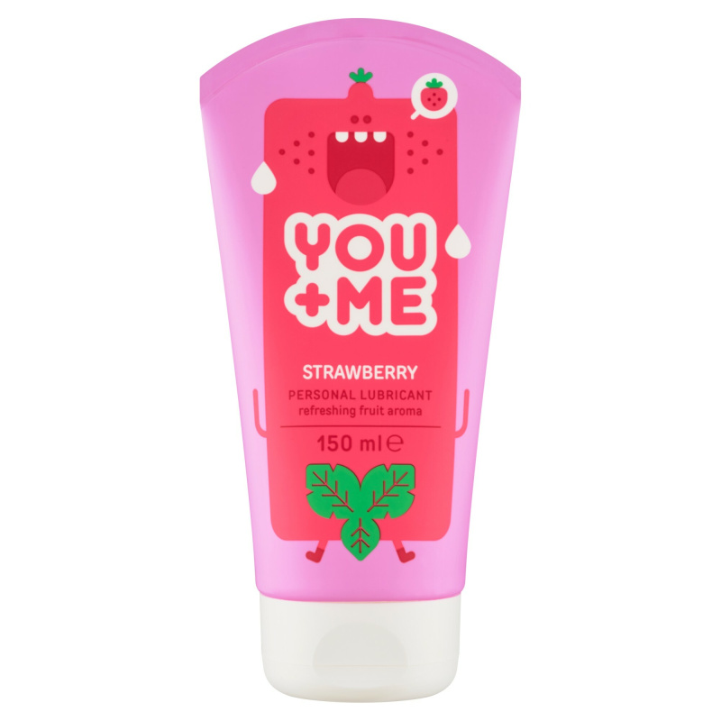 You Me Strawberry lubrikant s jahodovým aroma
