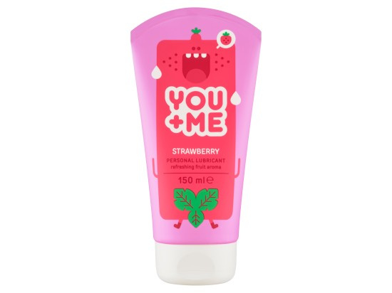 You Me Strawberry lubrikant s jahodovým aroma