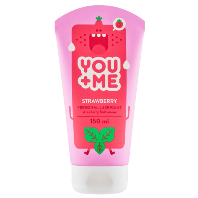 You Me Strawberry lubrikant s jahodovým aroma