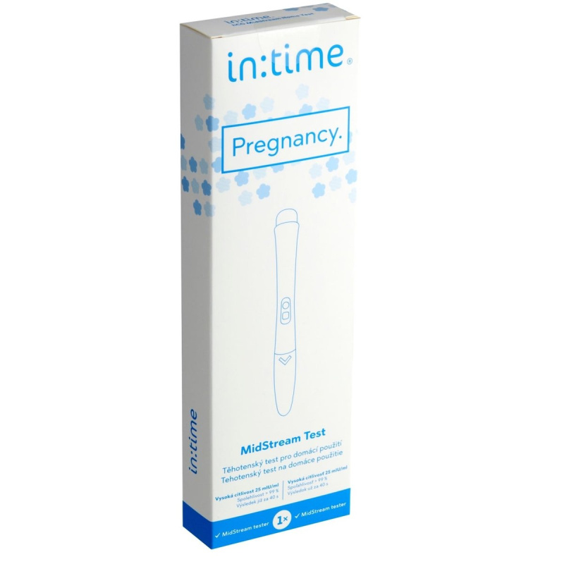 Intime Pregnancy hCG MidStream Test těhotenský test pro domácí použití