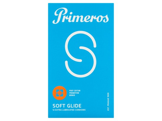 Primeros Soft Glide kondomy se zvýšenou dávkou lubrikace