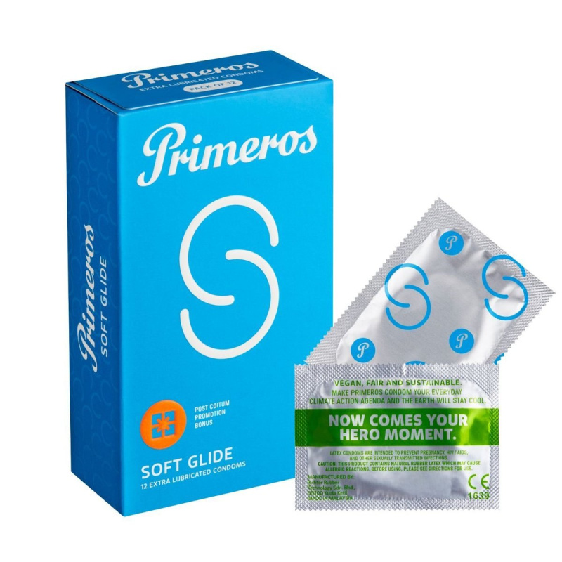 Primeros Soft Glide kondomy se zvýšenou dávkou lubrikace