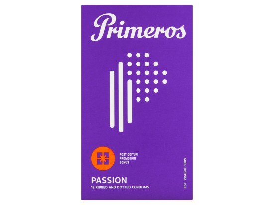 Primeros Passion Kondomy s vroubky a výčnělky