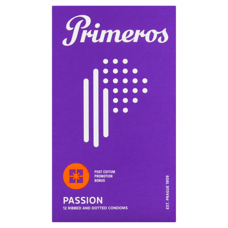 Primeros Passion Kondomy s vroubky a výčnělky