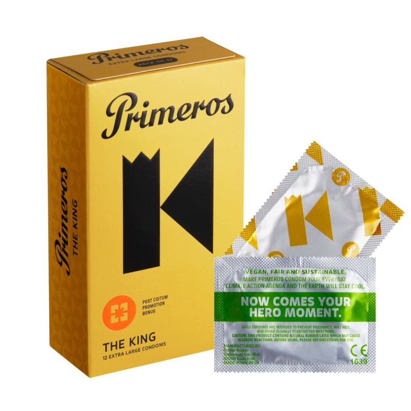 Primeros The King extra velké kondomy