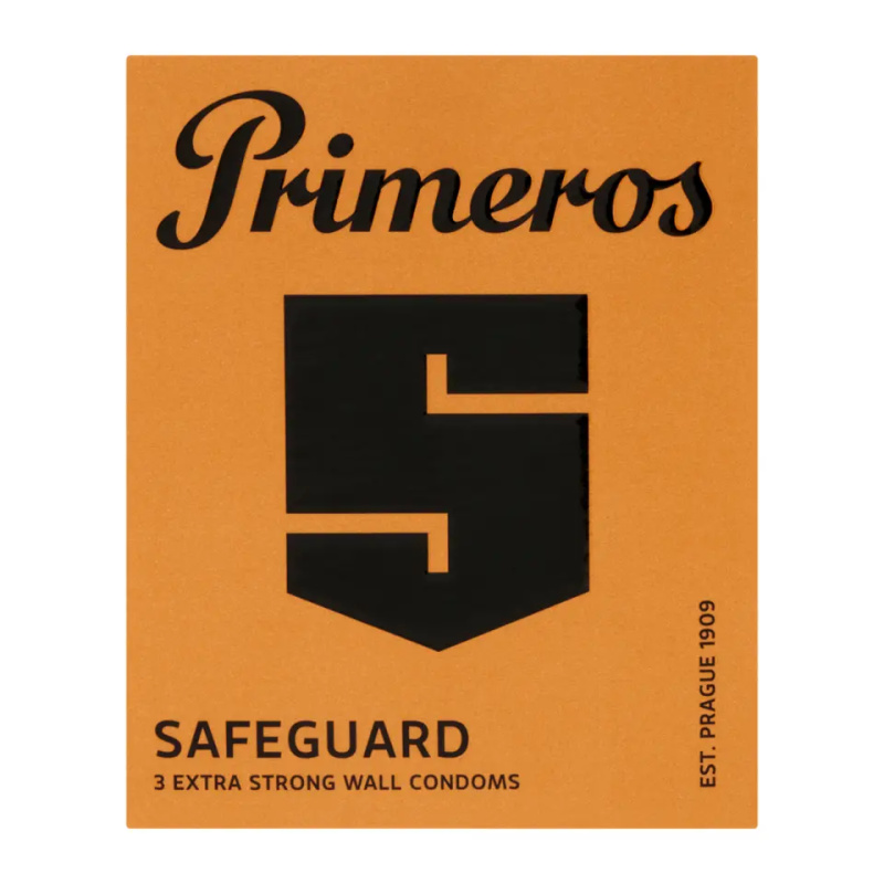 Primeros Safeguard – zesílené kondomy (3 ks)