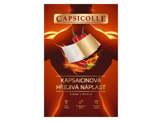 CAPSICOLLE kapsaicinová hřejivá náplast 12x18 cm 1ks