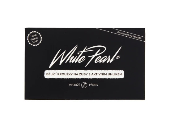 White Pearl Charcoal bělicí zubní pásky 28 ks
