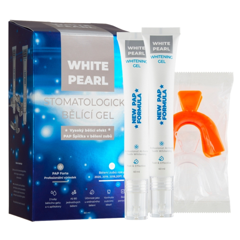 White Pearl System PAP Whitening stomatologický bělicí gel 2x40 ml