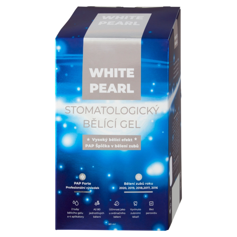 White Pearl System PAP Whitening stomatologický bělicí gel 2x40 ml