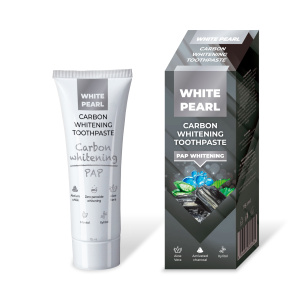 White Pearl PAP Carbon Whitening bělicí zubní pasta 75 ml