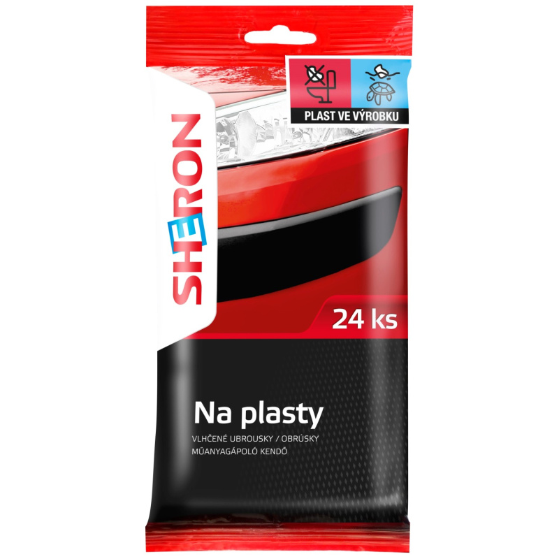 Sheron ubrousky na venkovní plasty 24 ks