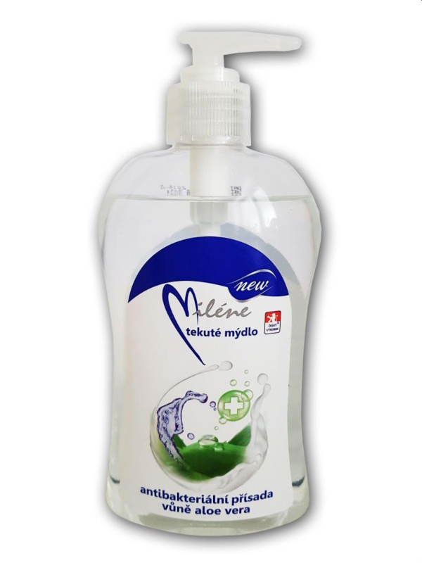 Miléne Tekuté mýdlo - aloe vera, s pumpičkou, 500 ml