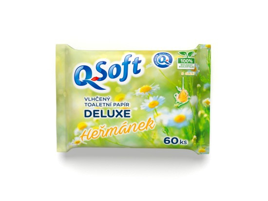 Q Soft Q-Soft vlhčený toal.papír heřmánek