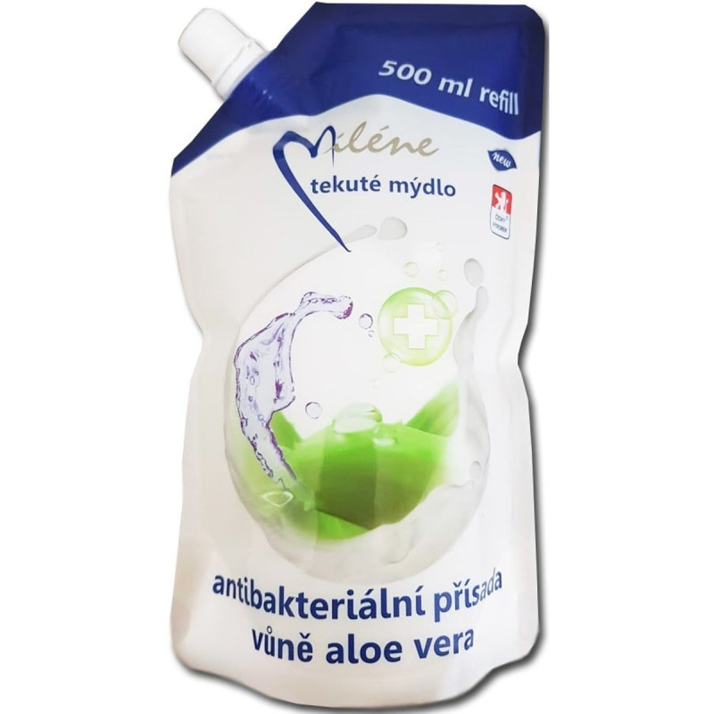 Miléne Aloe vera antibakteriální tekuté mýdlo náhradní náplň