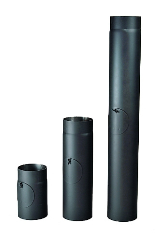 Kovo KRAUS Roura kouřová silnostěnná s čistícím otvorem 120mm / 500mm / 1,5mm