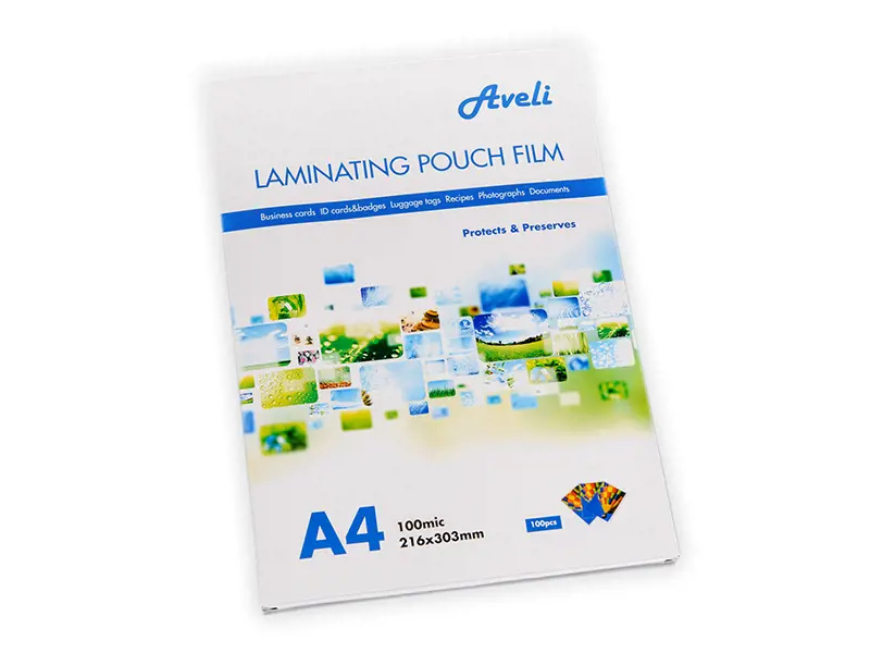 Laminovací fólie AVELI A4/200 mic (2 × 100), lesklé - 100 ks/bal.