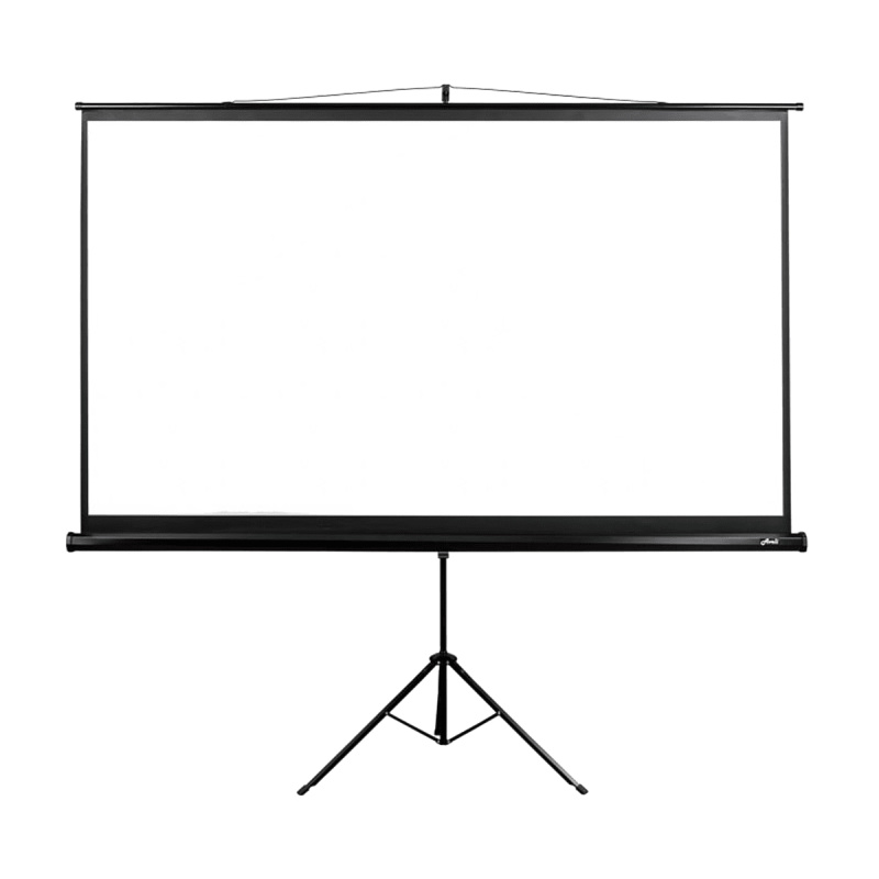 Aveli - projekční plátno se stativem - 16:9, 221 x 125 cm, úhlopříčka 100", černý tubus