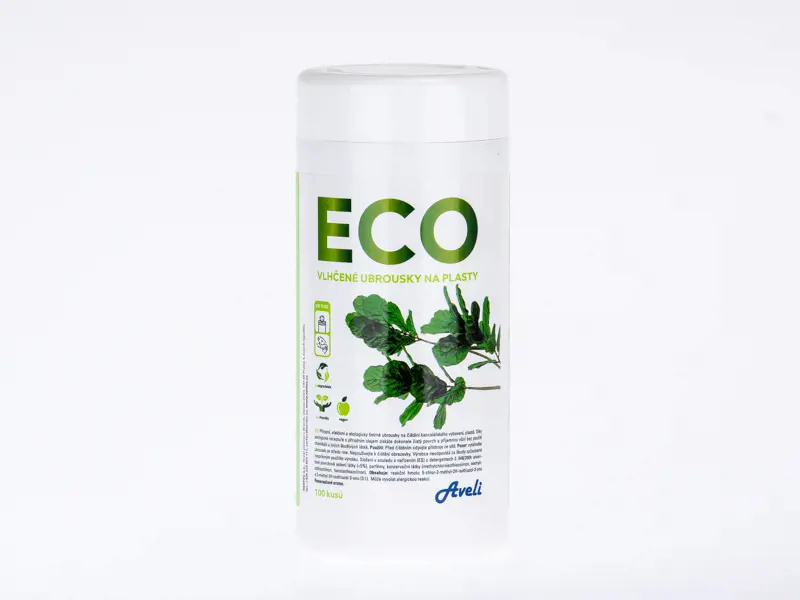Aveli Eco - čistící utěrky na plasty - 100 ks