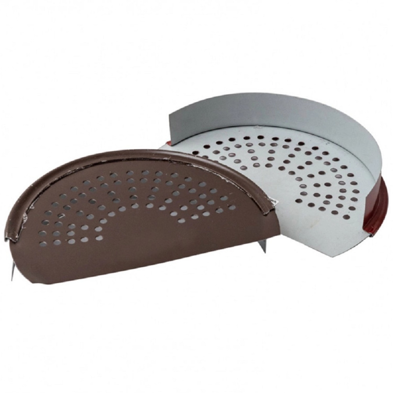 COVERNIT Čelo hřebenáče CLASSIC RAL 8017 hnědé 150 x 90 mm