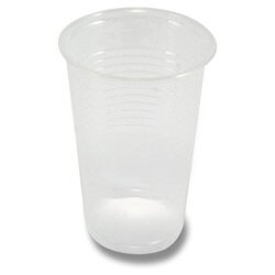 Průhledné plastové kelímky - 0,2 l, 100 ks