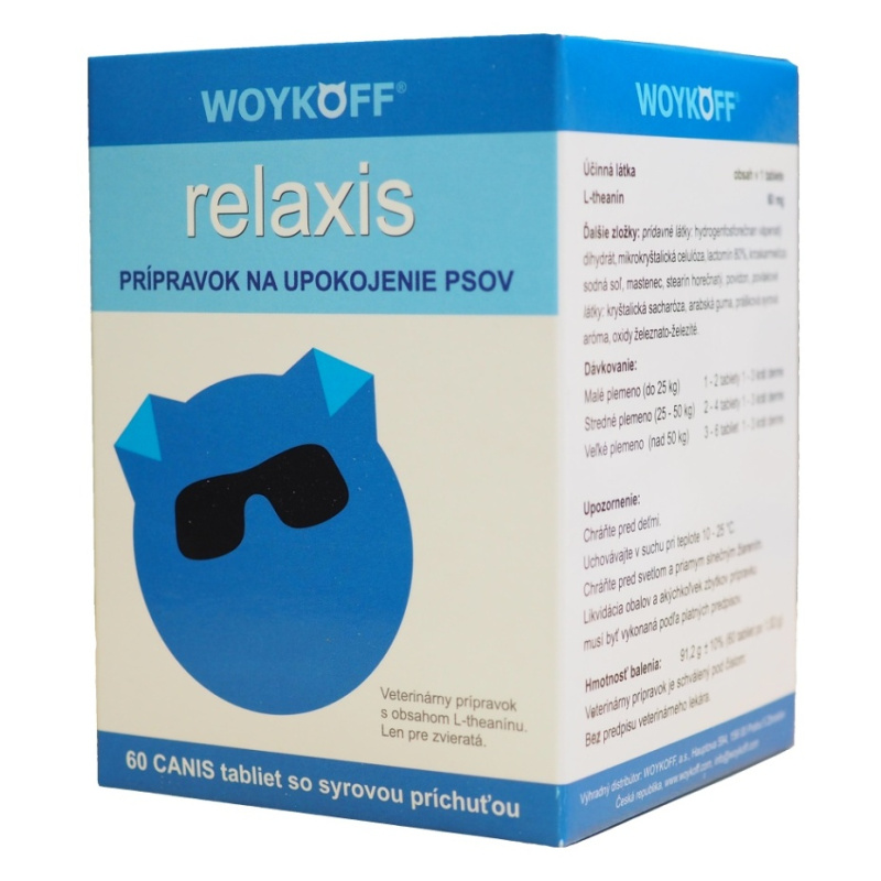 Relaxis na zklidnění pro psy 60tbl