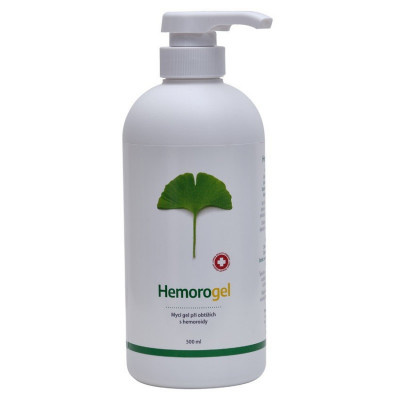 Hemorogel Hemorogel wash gel jemný mycí gel na hemoroidy 500 ml