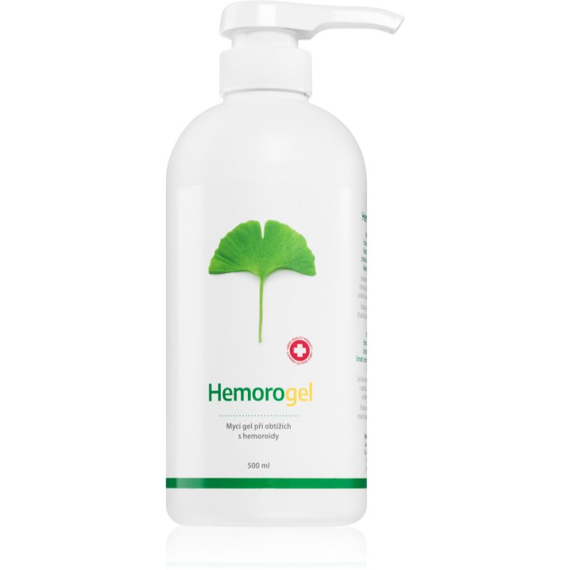 Hemorogel Hemorogel wash gel jemný mycí gel na hemoroidy 500 ml