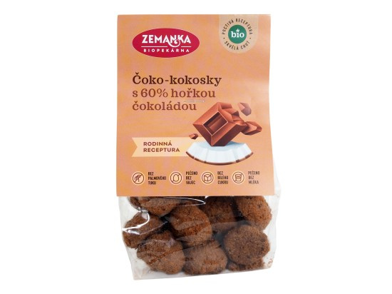 ZEMANKA Čoko-kokosky s kakaem BIO 100 g