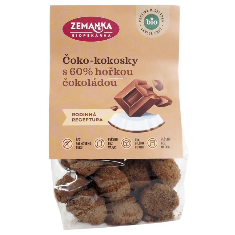 ZEMANKA Čoko-kokosky s kakaem BIO 100 g