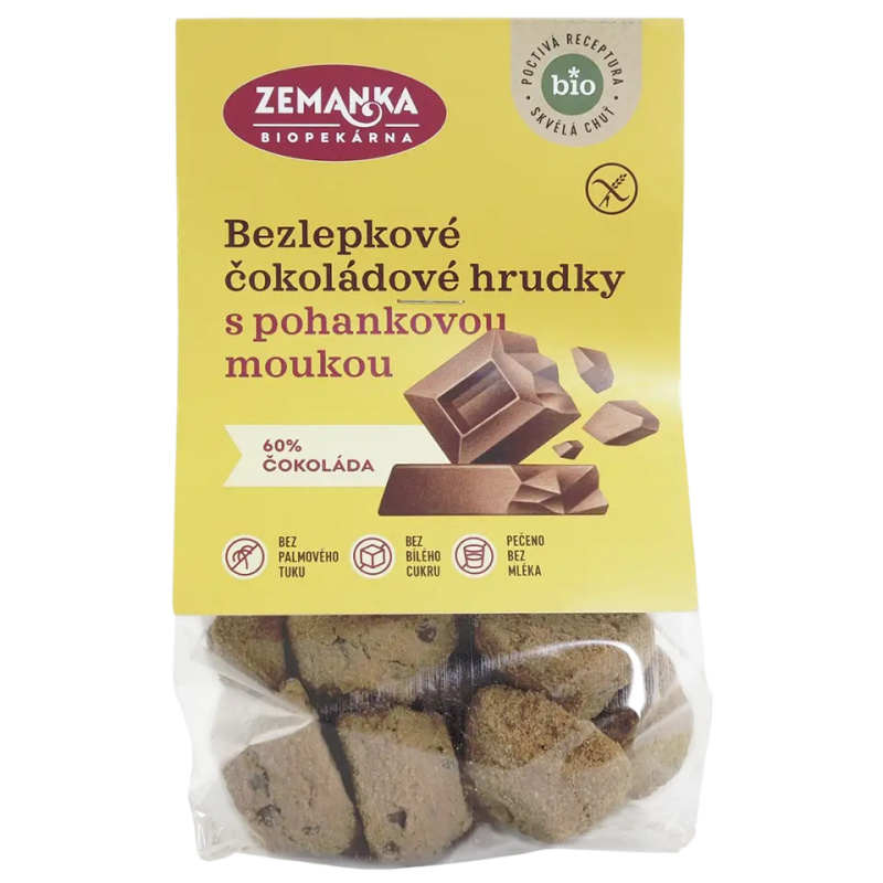 ZEMANKA Hrudky pohankové s čokoládou bezlepkové BIO 100 g