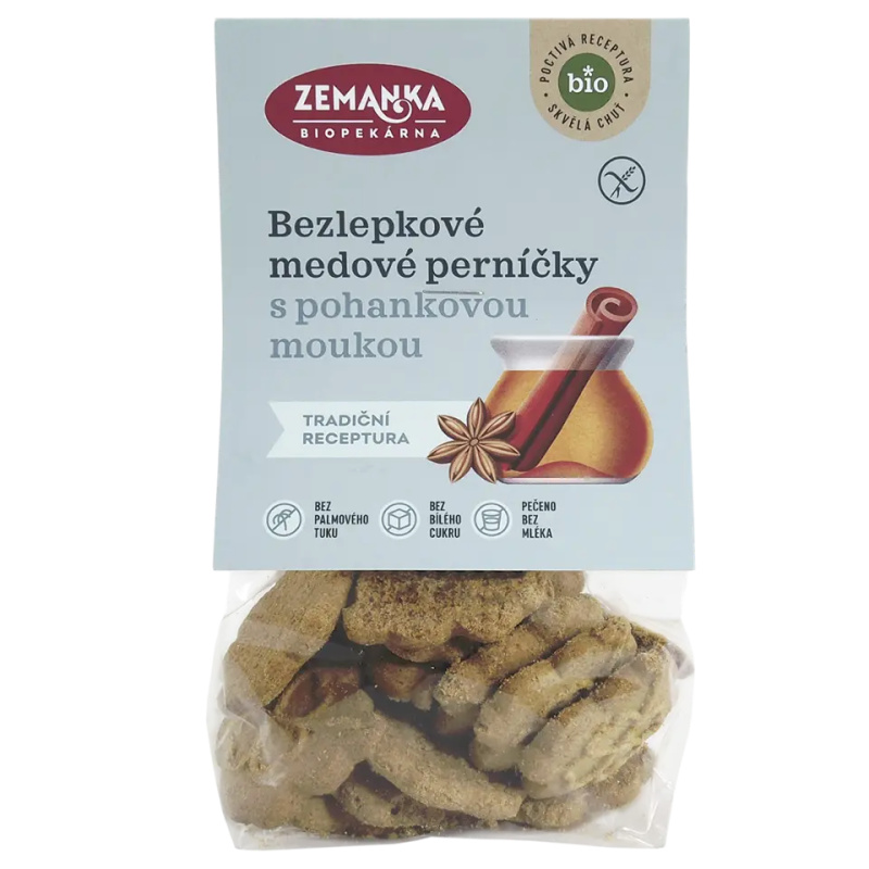 Biopekárna Zemanka BIO Bezlepkové veganské perníčky