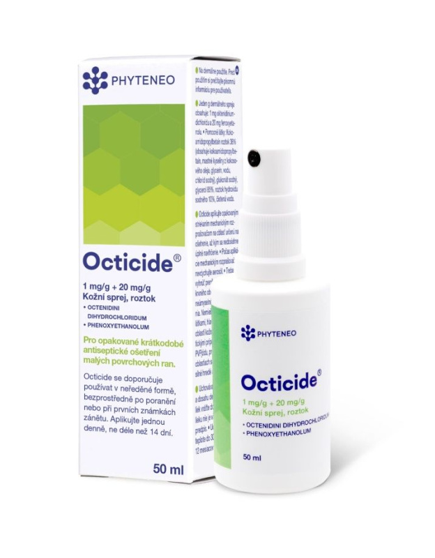 ENEO Octicide 1 mg/g + 20 mg/g kožní sprej, roztok 50 ml