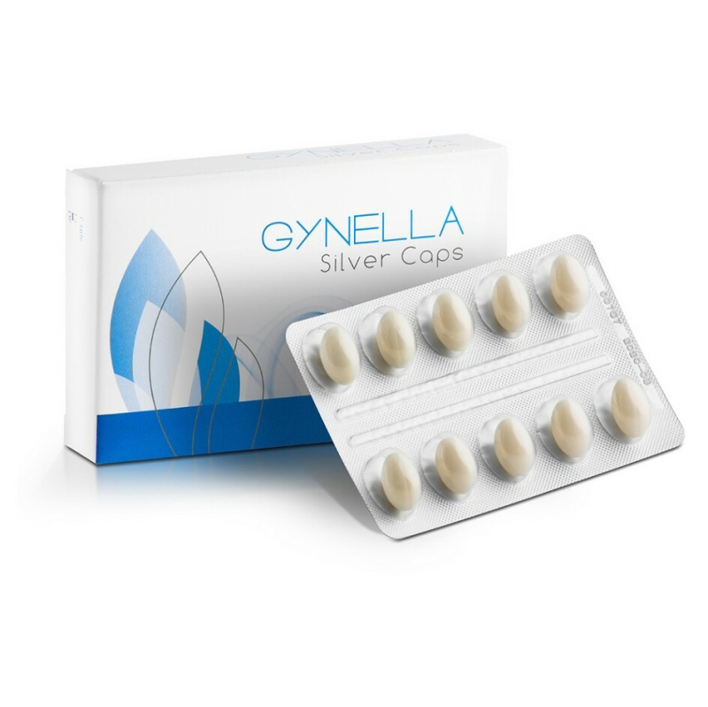 GYNELLA Silver Caps 10 vaginálních tobolek