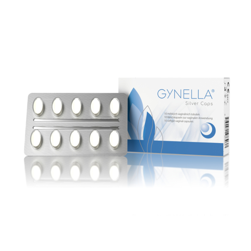 GYNELLA Silver Caps 10 vaginálních tobolek