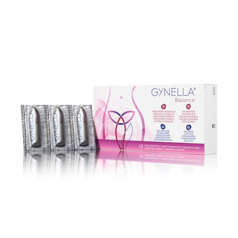 GYNELLA Balance vaginální čípky 10 kusů