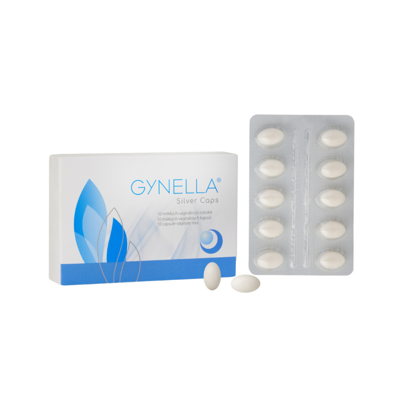 GYNELLA Silver Caps 10 vaginálních tobolek