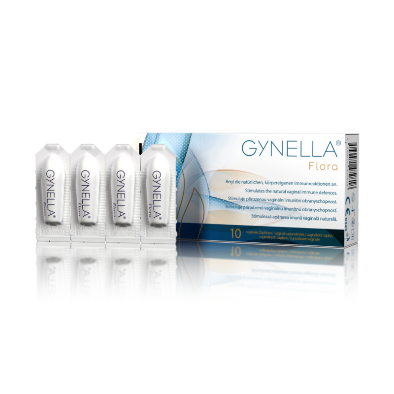 GYNELLA Flora 10 vaginálních čípků