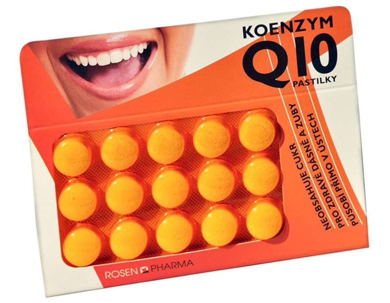 ROSEN PHARMA Koenzym Q10 30 mg 15 pastilek