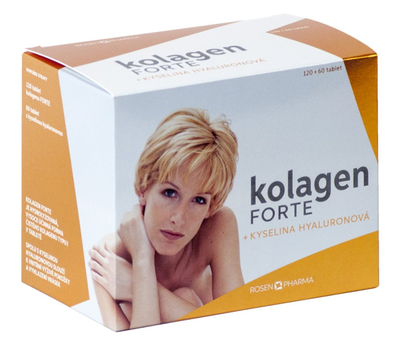 ROSEN PHARMA Kolagen forte 120 tablet + Kyselina hyaluronová 60 tablet