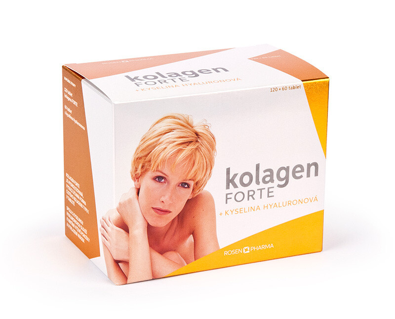 ROSEN PHARMA Kolagen forte 120 tablet + Kyselina hyaluronová 60 tablet