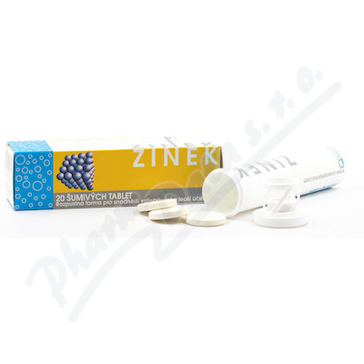 ROSEN PHARMA Zinek 20 šumivých tablet