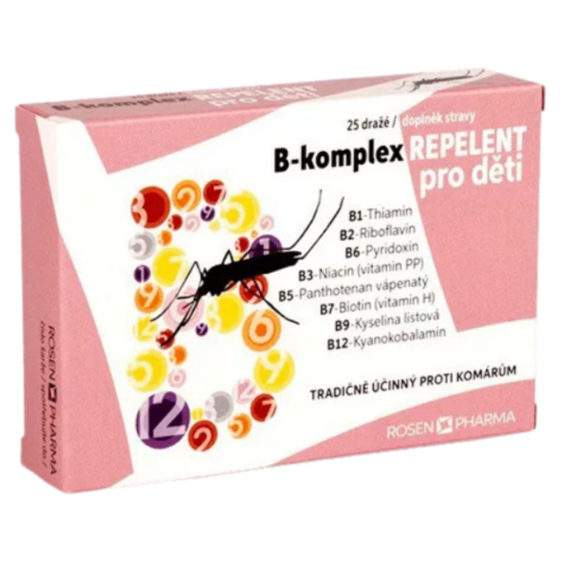 Rosen B-komplex REPELENT pro děti drg.25