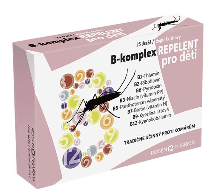 Rosen B-komplex REPELENT pro děti drg.25
