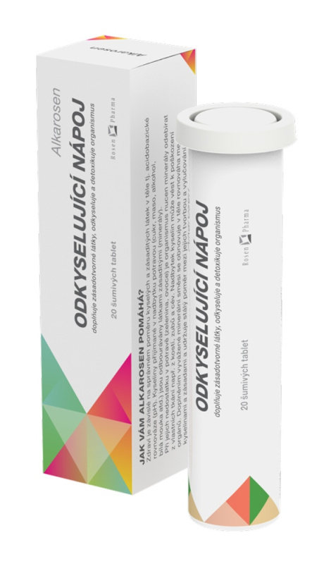 ROSEN PHARMA Alkarosen odkyselující nápoj 20 šumivých tablet