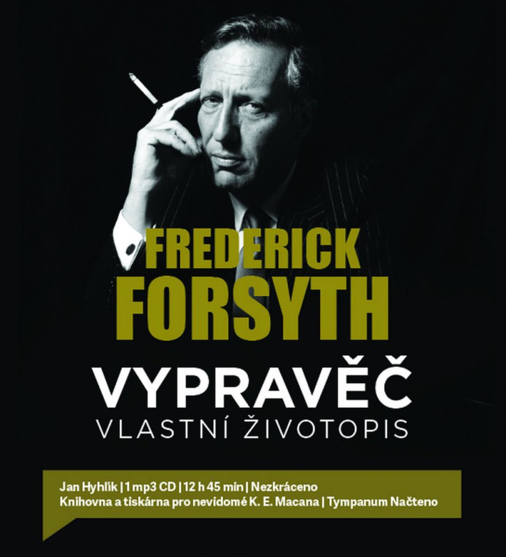 Vypravěč: Vlastní životopis - Frederick Forsyth - audiokniha z kategorie Beletrie