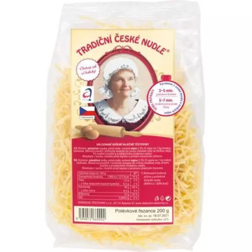 Tradiční české nudle polévkové 200g