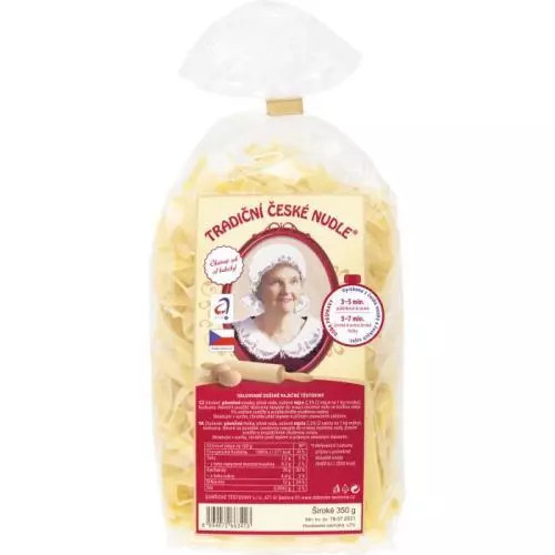 Nudle od babičky široké vaječné 350g